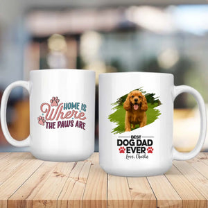 Custom American Cocker Spaniel Mug - Photo & Name Dog Dad Gift - 89Prints