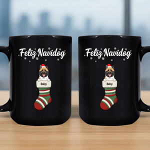 Feliz Navidog Dog Mug – Memorable Custom Christmas Gift - 89Prints