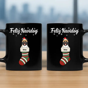 Feliz Navidog Dog Mug – Memorable Custom Christmas Gift - 89Prints