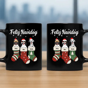 Feliz Navidog Dog Mug – Memorable Custom Christmas Gift - 89Prints