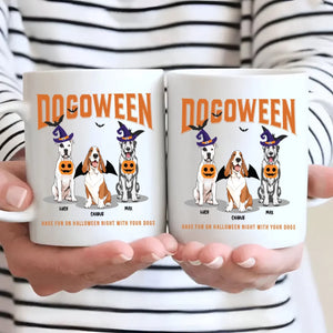 Signature Halloween Dog Mug - Dogoween Custom Gift For Dog Lovers - 89Prints