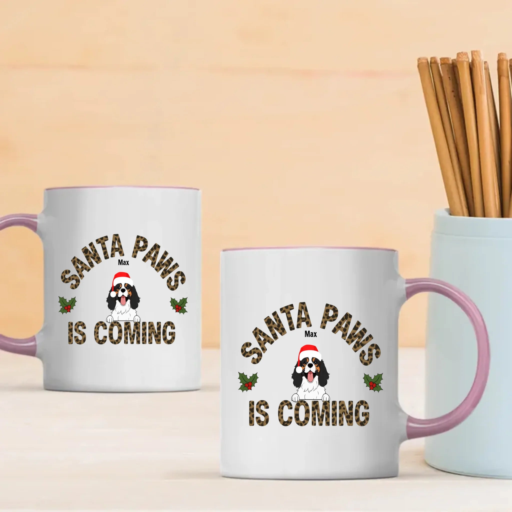 Santa Paws Is Coming Dog Mug – Unforgettable Christmas Gift - 89Prints