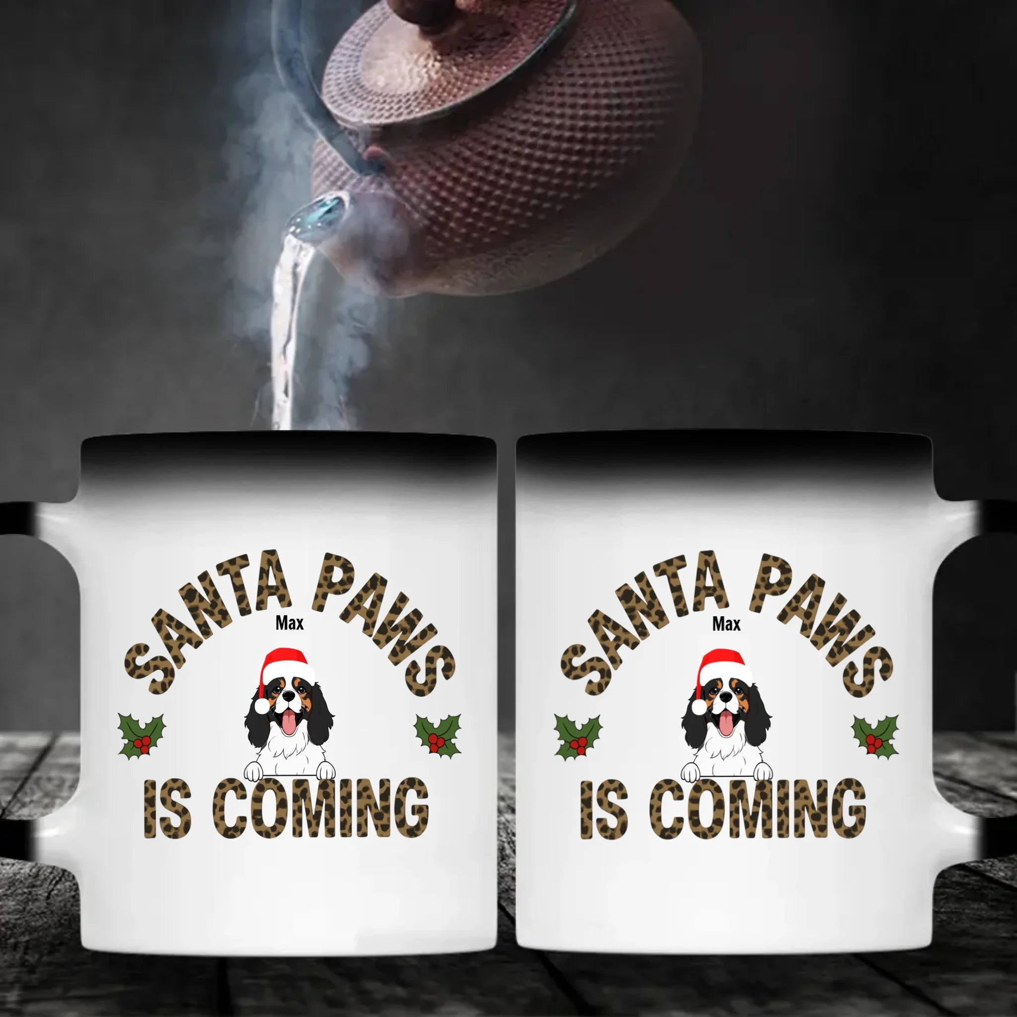 Santa Paws Is Coming Dog Mug – Unforgettable Christmas Gift - 89Prints