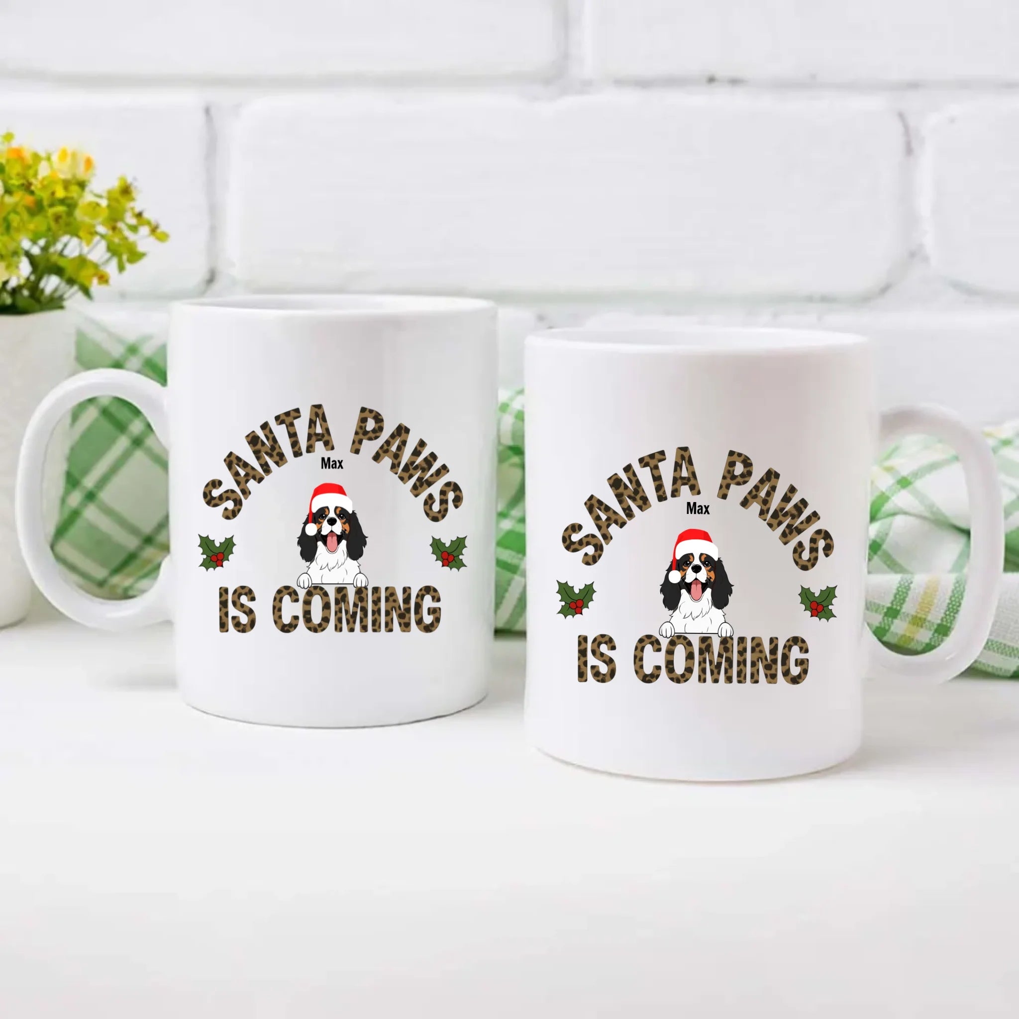 Santa Paws Is Coming Dog Mug – Unforgettable Christmas Gift - 89Prints
