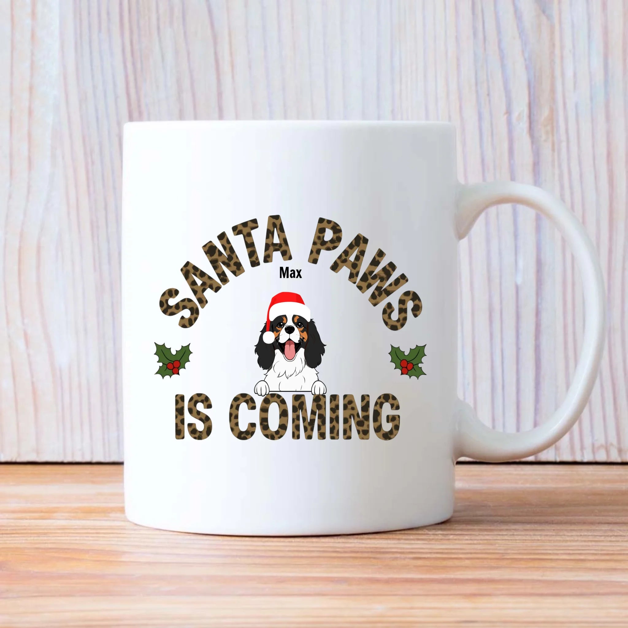Santa Paws Is Coming Dog Mug – Unforgettable Christmas Gift - 89Prints