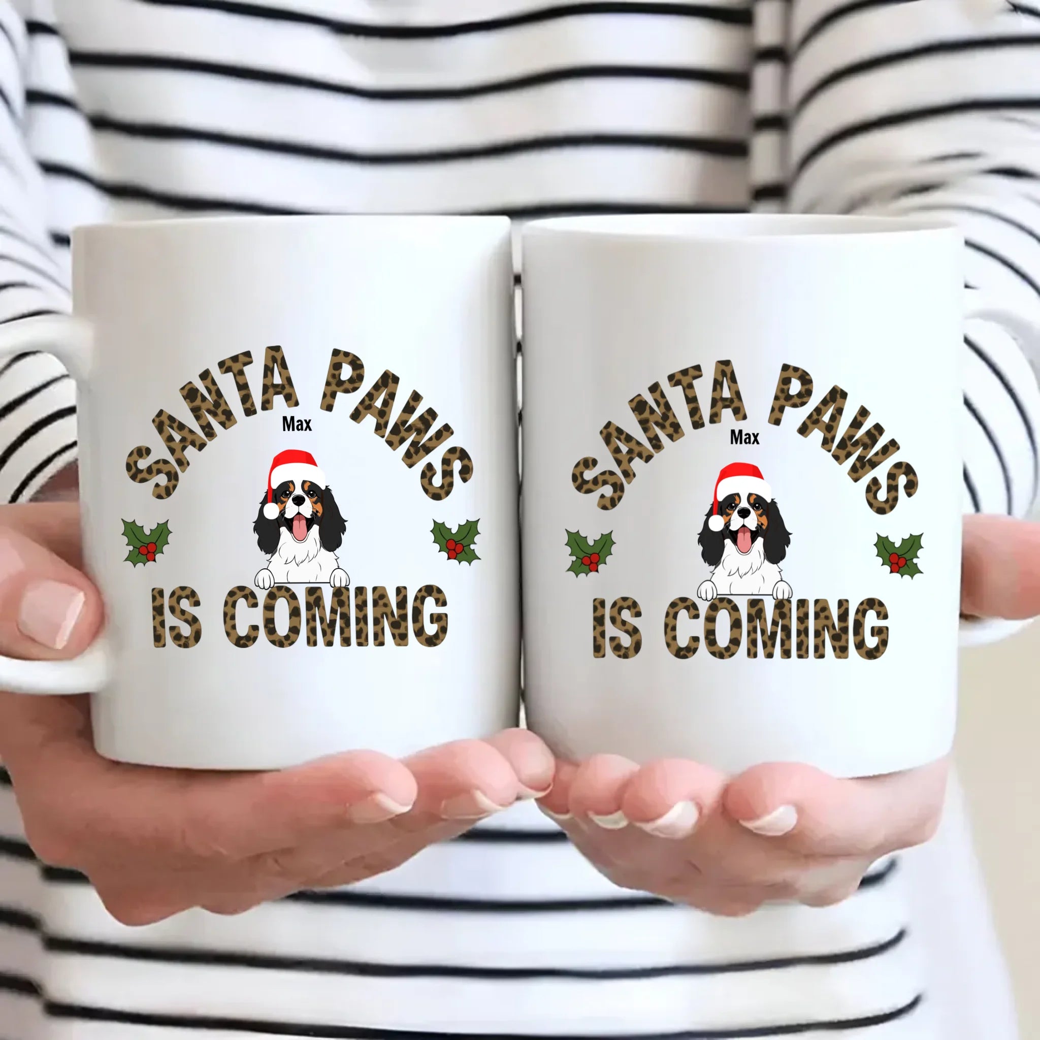 Santa Paws Is Coming Dog Mug – Unforgettable Christmas Gift - 89Prints