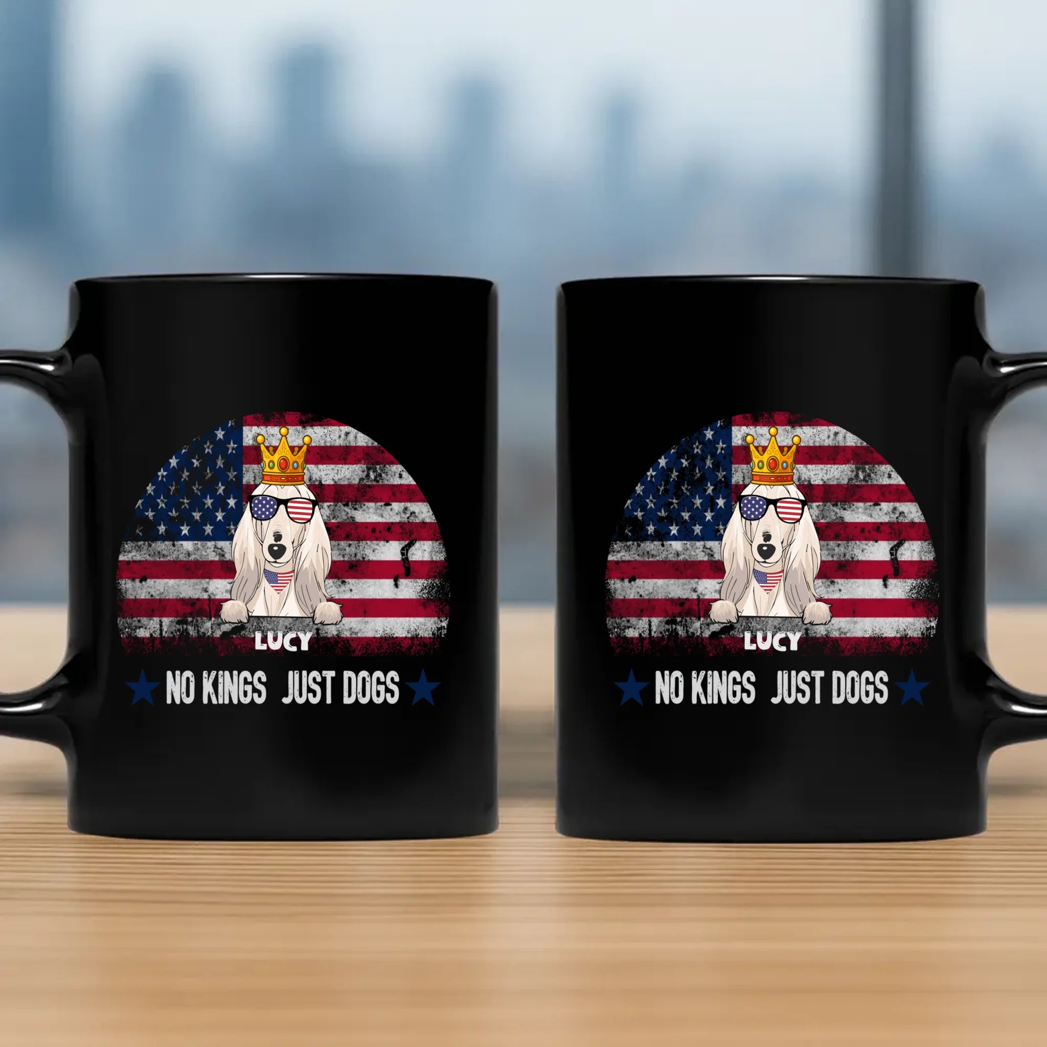 No Kings, Just Dogs Mug – Bespoke Gift For Dog Lovers - 89Prints