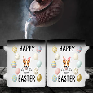 Signature Custom Dog Mug With Easter Eggs - Happy Easter Gift - 89Prints