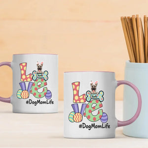 Custom Love Dog Mom Life Mug – Adorable Dog Mom Gift - 89Prints