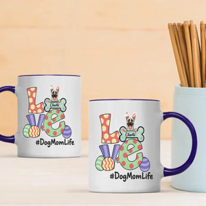 Custom Love Dog Mom Life Mug – Adorable Dog Mom Gift - 89Prints