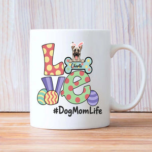 Custom Love Dog Mom Life Mug – Adorable Dog Mom Gift - 89Prints