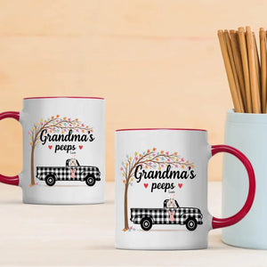 Grandma’s Peeps Mug - Whimsical Personalized Pup Gift - 89Prints