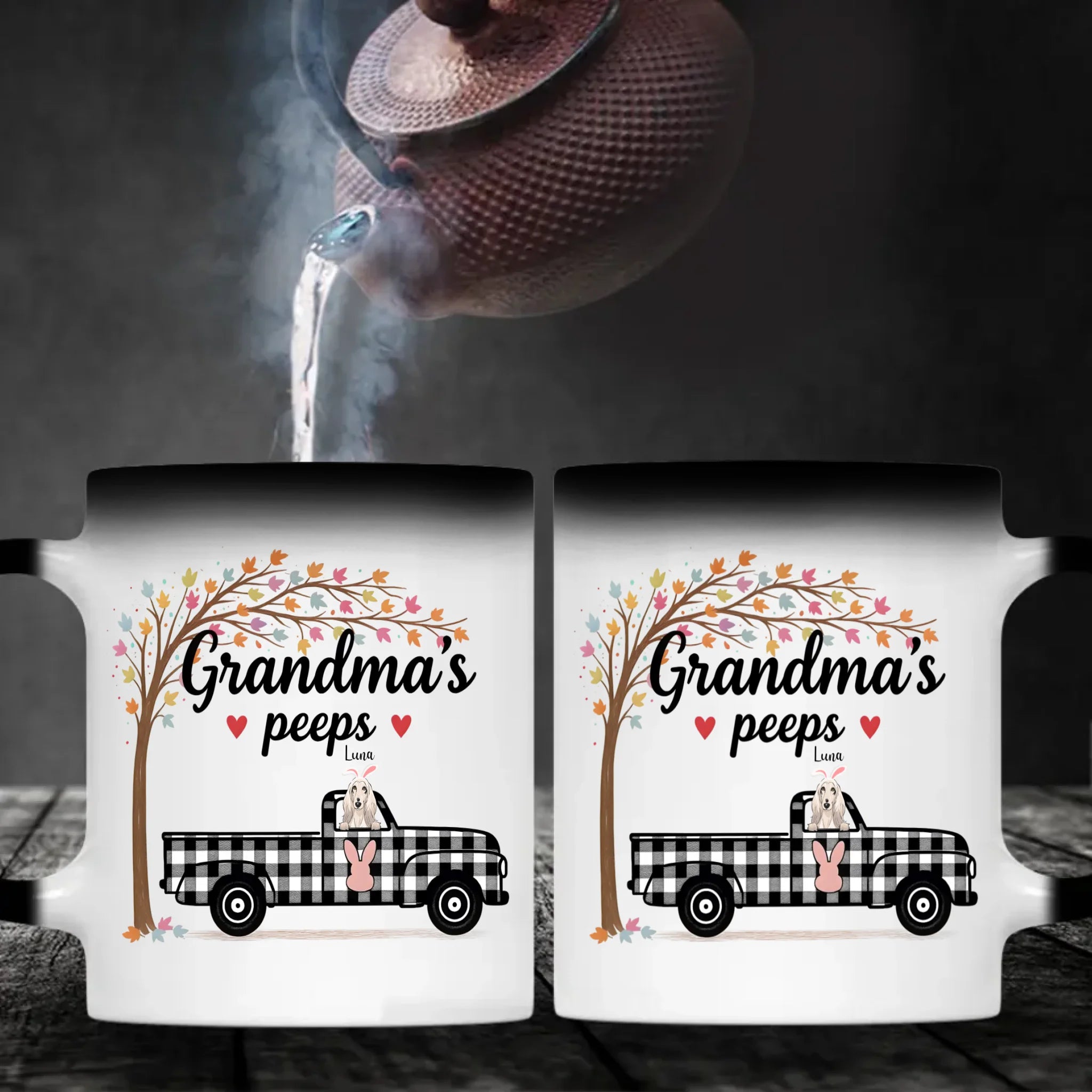 Grandma’s Peeps Mug - Whimsical Personalized Pup Gift - 89Prints