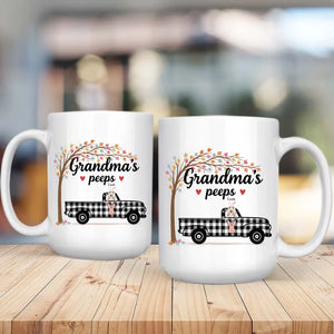 Grandma’s Peeps Mug - Whimsical Personalized Pup Gift - 89Prints