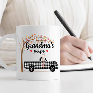 Grandma’s Peeps Mug - Whimsical Personalized Pup Gift - 89Prints