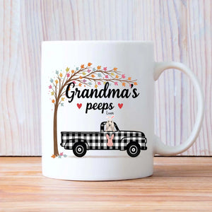 Grandma’s Peeps Mug - Whimsical Personalized Pup Gift - 89Prints