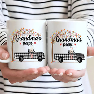 Grandma’s Peeps Mug - Whimsical Personalized Pup Gift - 89Prints