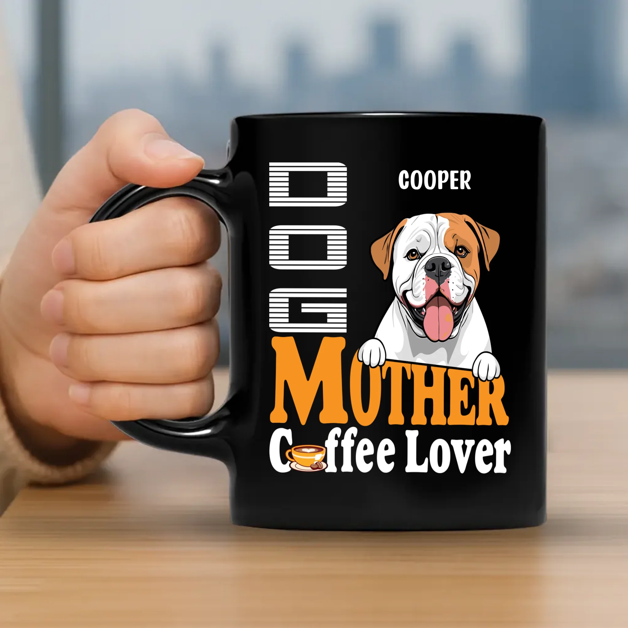 Dog Mother Coffee Lover Mug - Touching Dog Mom Gift - 89Prints