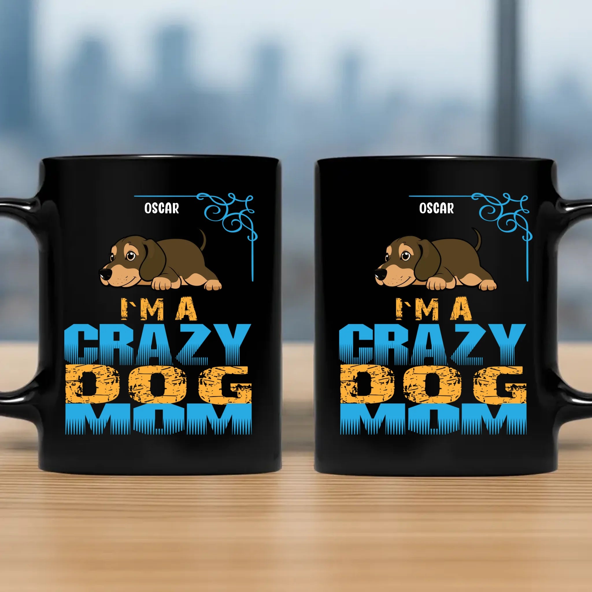 I'm A Crazy Dog Mom - Special Dog Clipart Mug - 89Prints