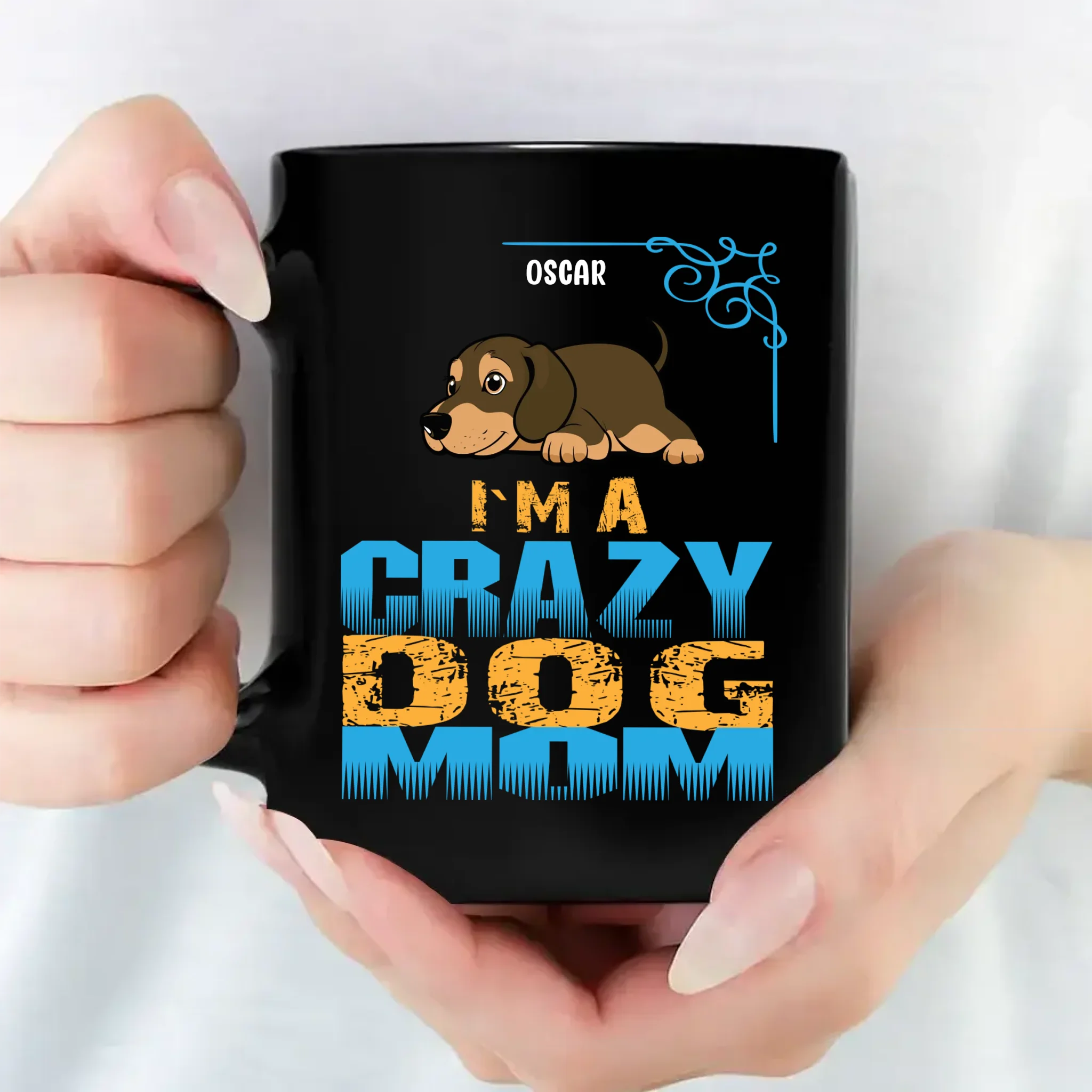 I'm A Crazy Dog Mom - Special Dog Clipart Mug - 89Prints
