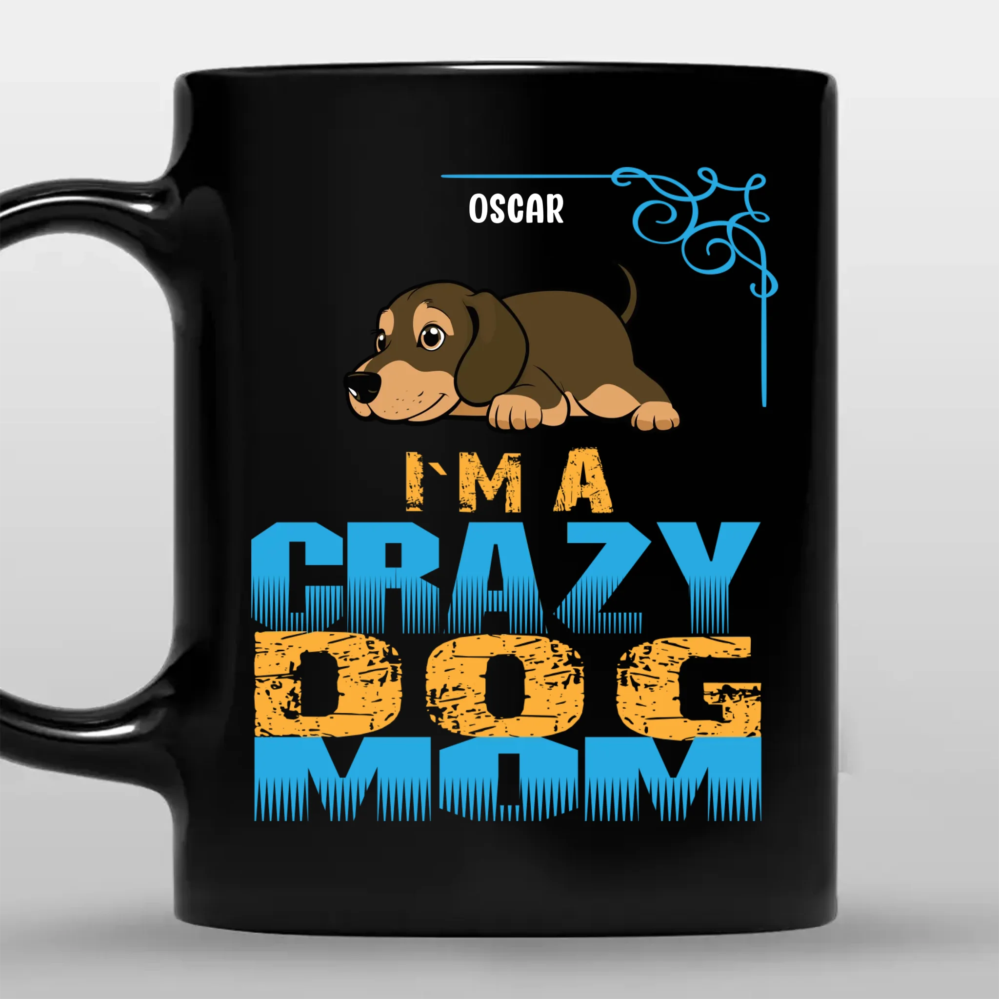 I'm A Crazy Dog Mom - Special Dog Clipart Mug - 89Prints