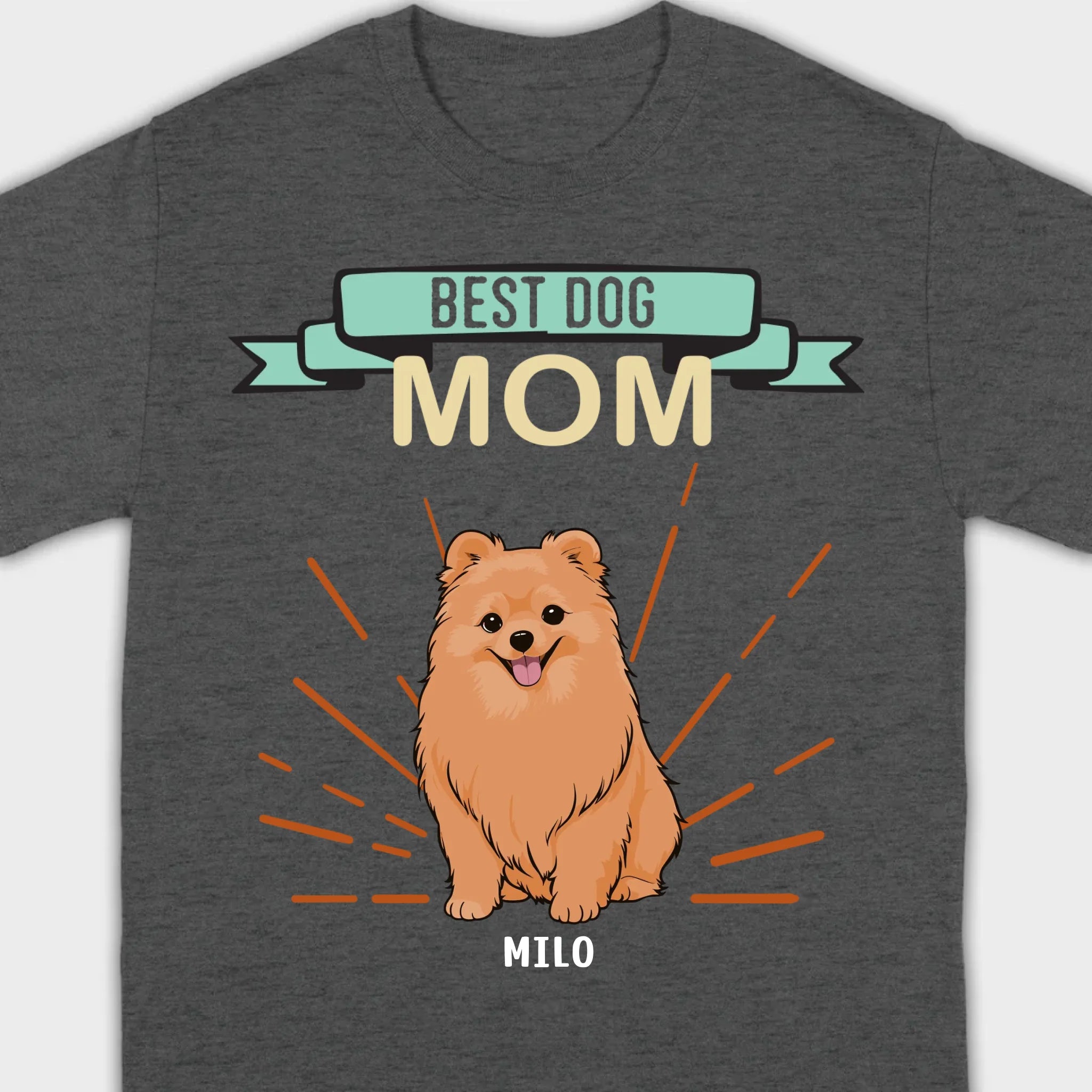 Best Dog Mom Pomeranian Sweatshirt - Personalized Dog Name Gift For Dog Lovers - 89Prints