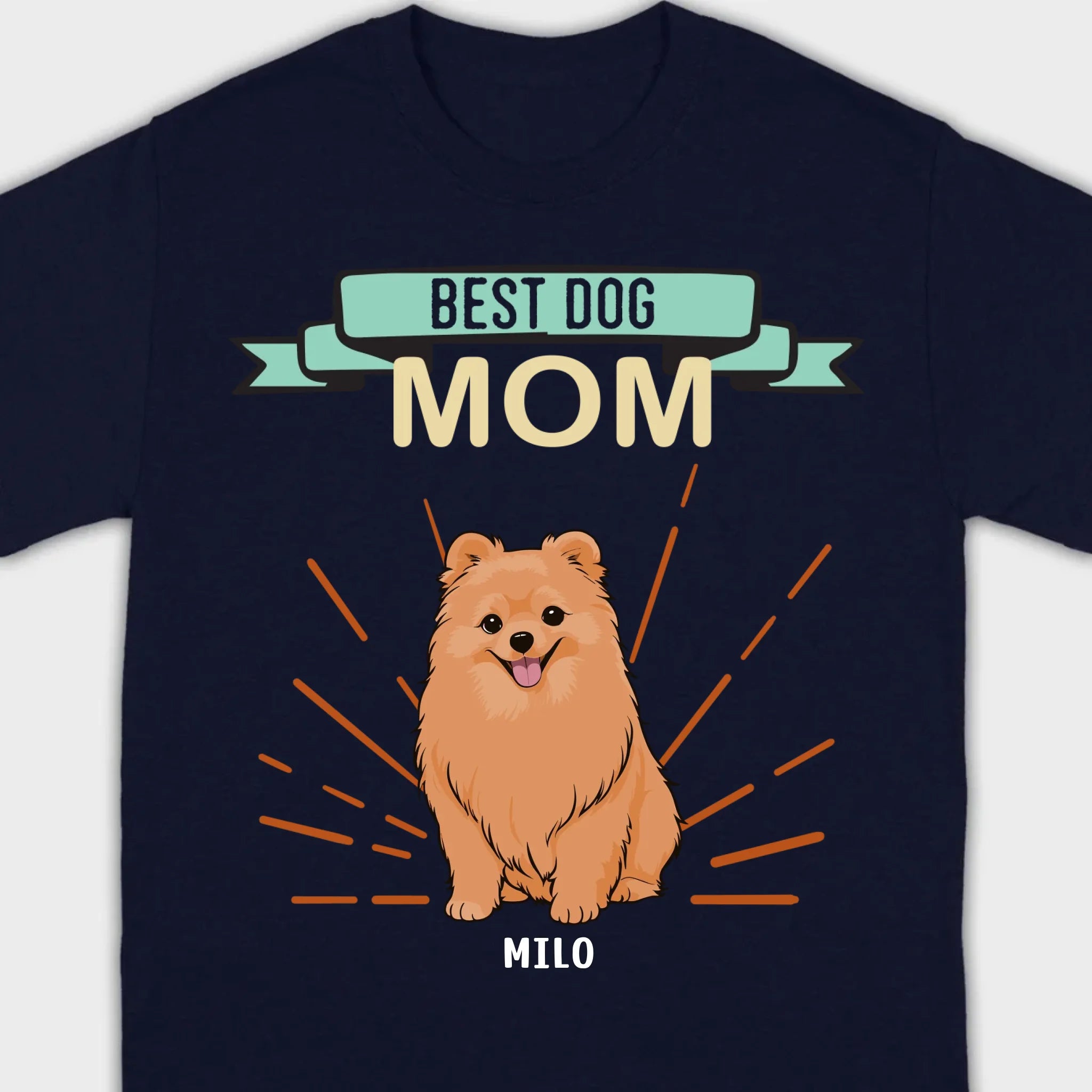 Best Dog Mom Pomeranian Sweatshirt - Personalized Dog Name Gift For Dog Lovers - 89Prints