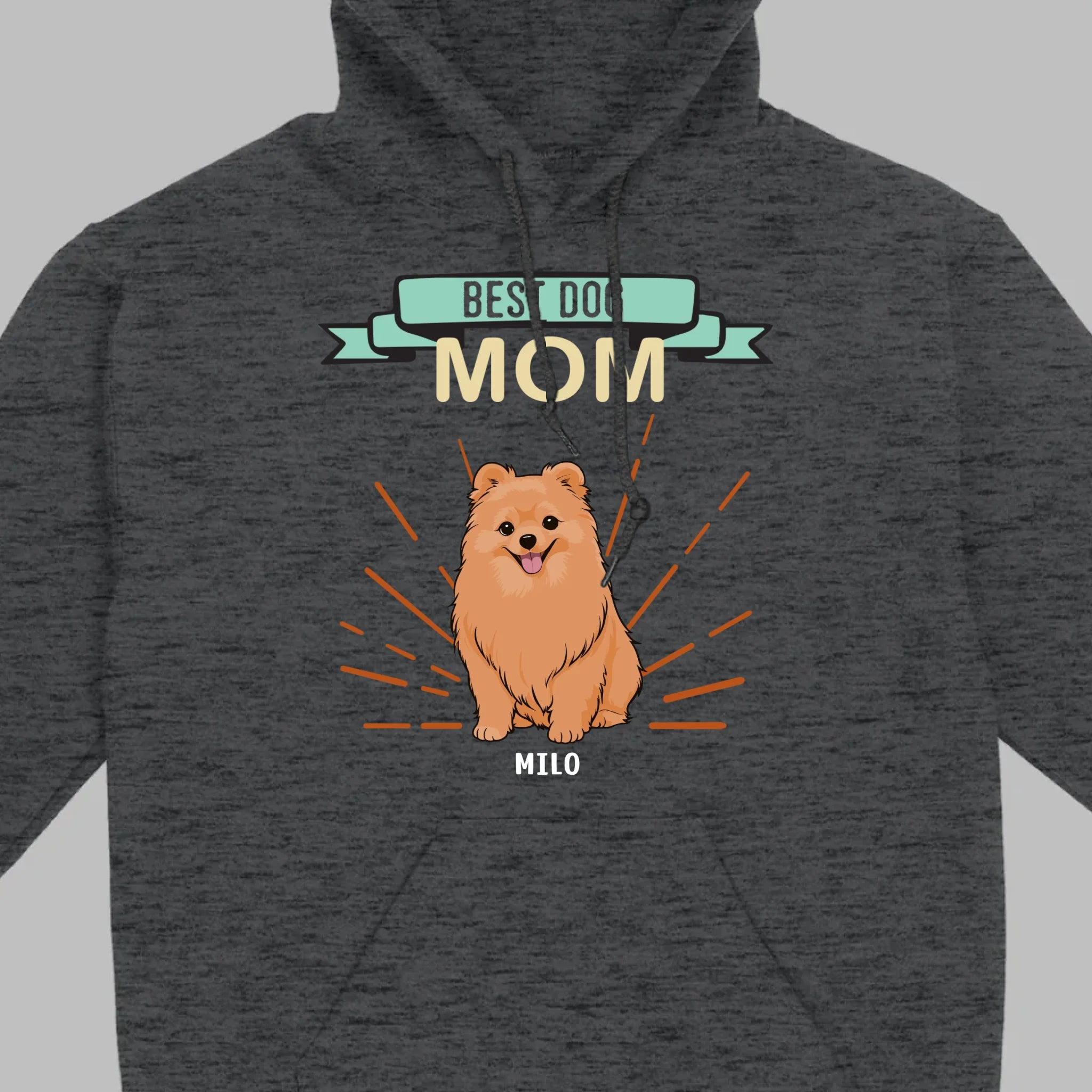 Best Dog Mom Pomeranian Sweatshirt - Personalized Dog Name Gift For Dog Lovers - 89Prints