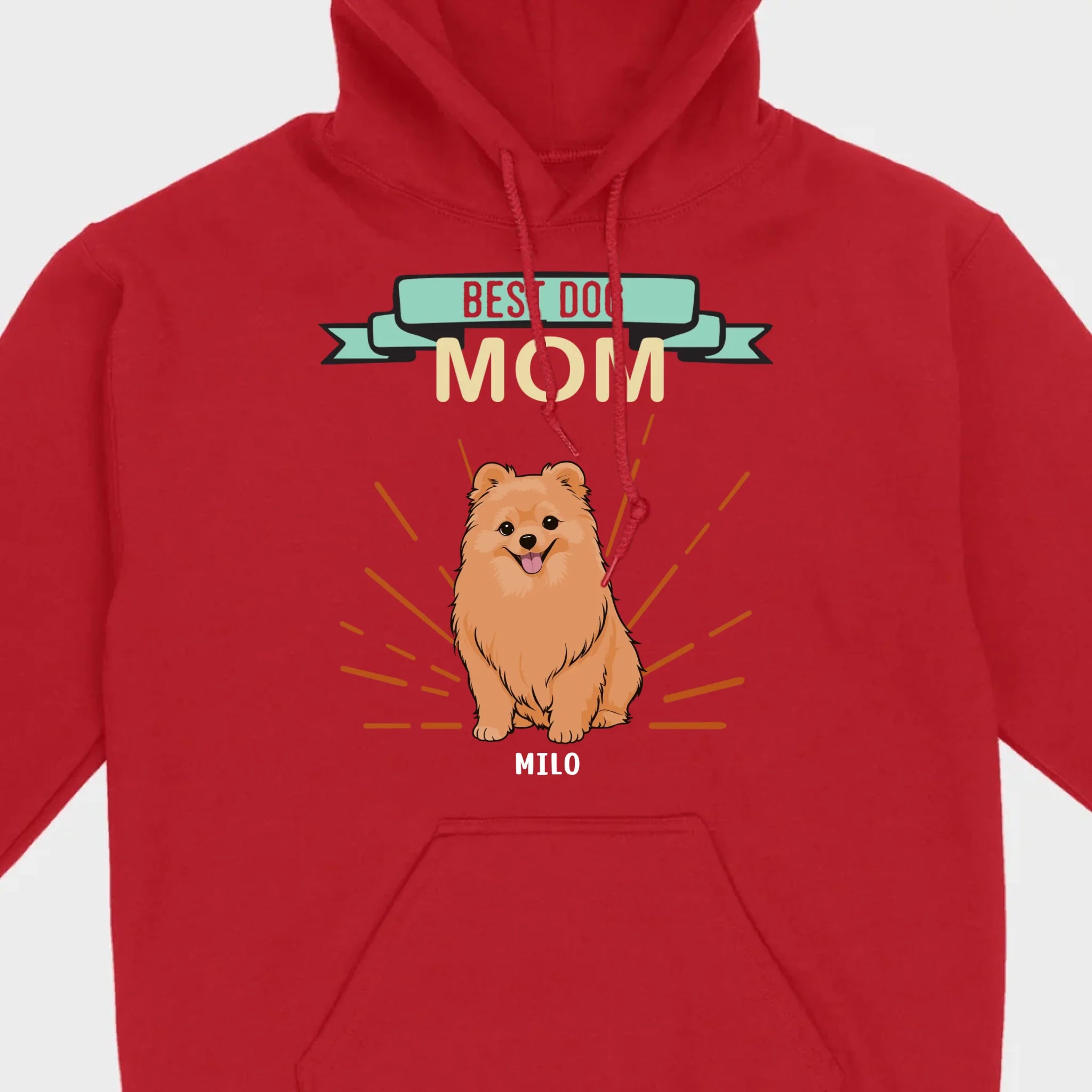 Best Dog Mom Pomeranian Sweatshirt - Personalized Dog Name Gift For Dog Lovers - 89Prints