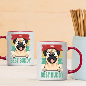 Best Buddy Mug – Cute Heartfelt Gift for Dog Lovers - 89Prints