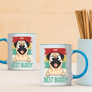 Best Buddy Mug – Cute Heartfelt Gift for Dog Lovers - 89Prints