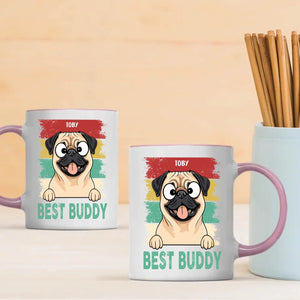 Best Buddy Mug – Cute Heartfelt Gift for Dog Lovers - 89Prints