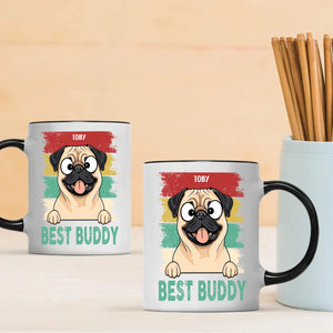 Best Buddy Mug – Cute Heartfelt Gift for Dog Lovers - 89Prints