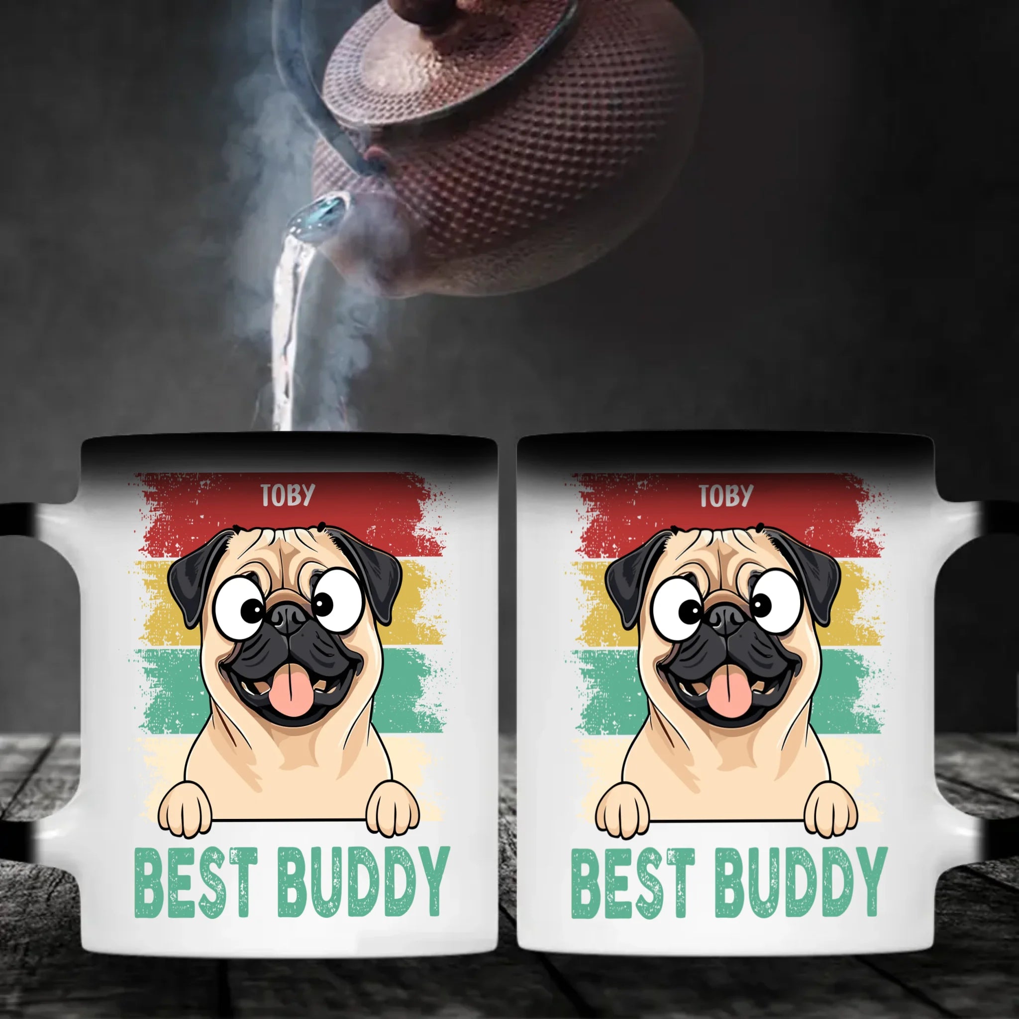 Best Buddy Mug – Cute Heartfelt Gift for Dog Lovers - 89Prints