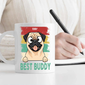 Best Buddy Mug – Cute Heartfelt Gift for Dog Lovers - 89Prints