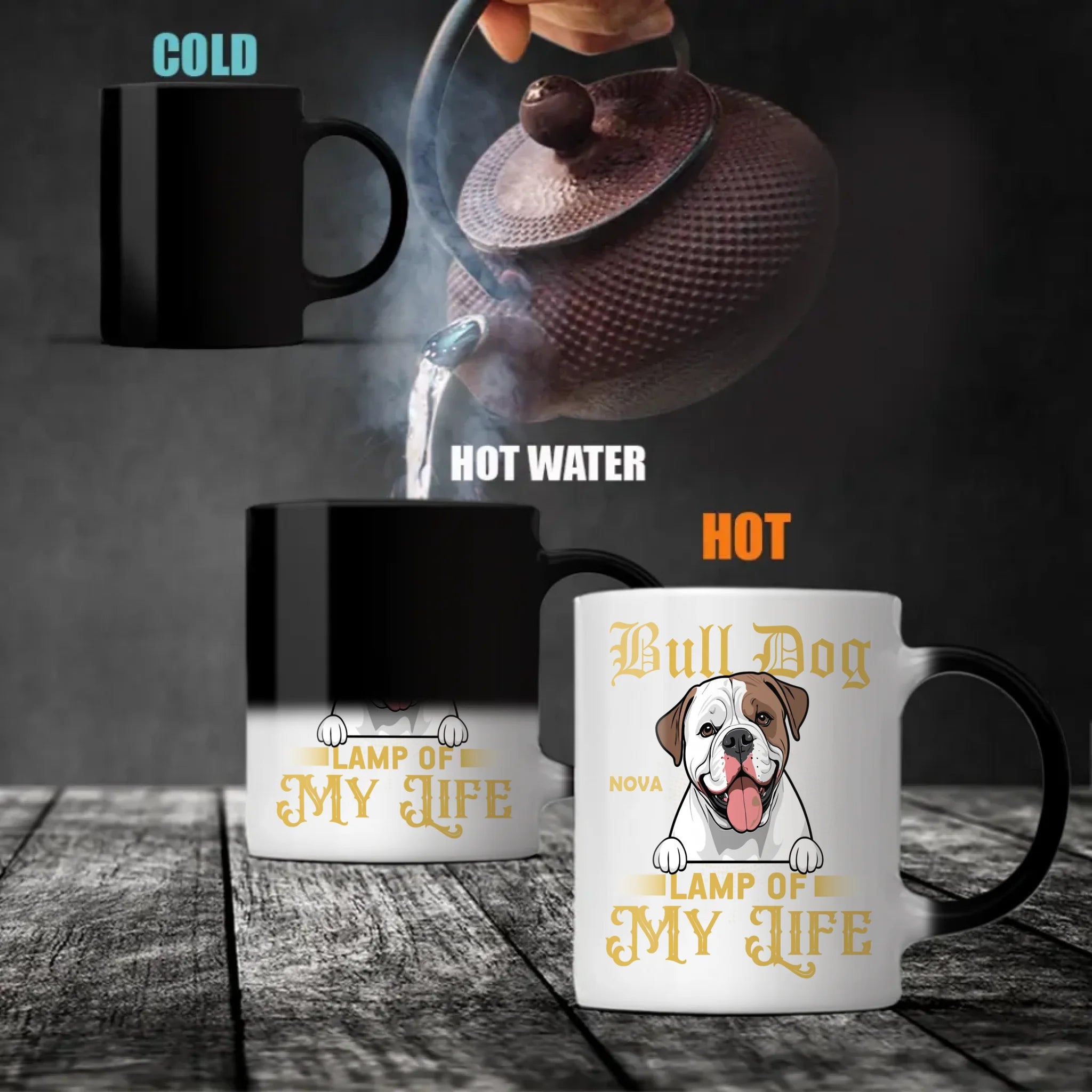 Bulldog Lamp Of My Life Mug - Touching Unique Gifts For Animal Lovers - 89Prints