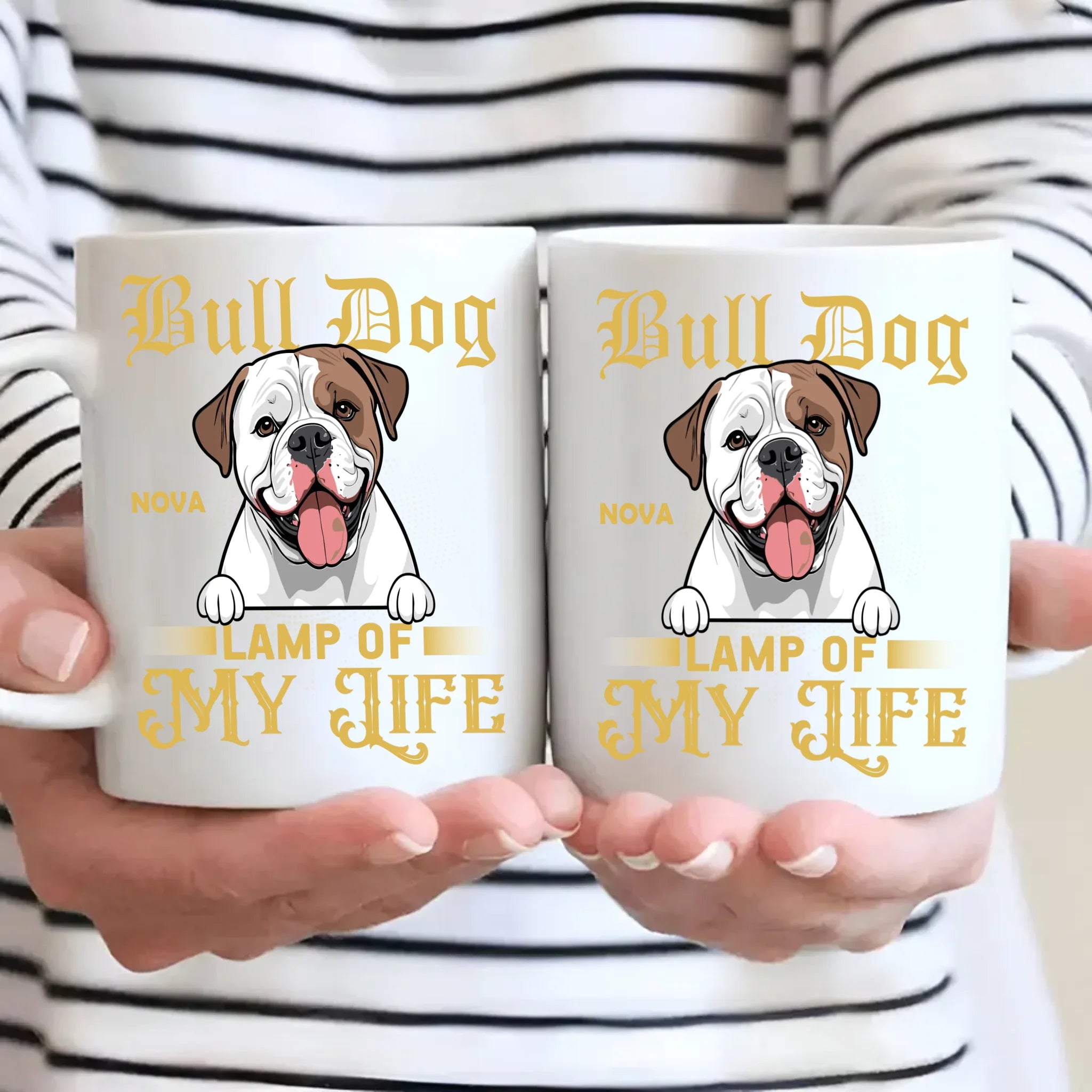 Bulldog Lamp Of My Life Mug - Touching Unique Gifts For Animal Lovers - 89Prints