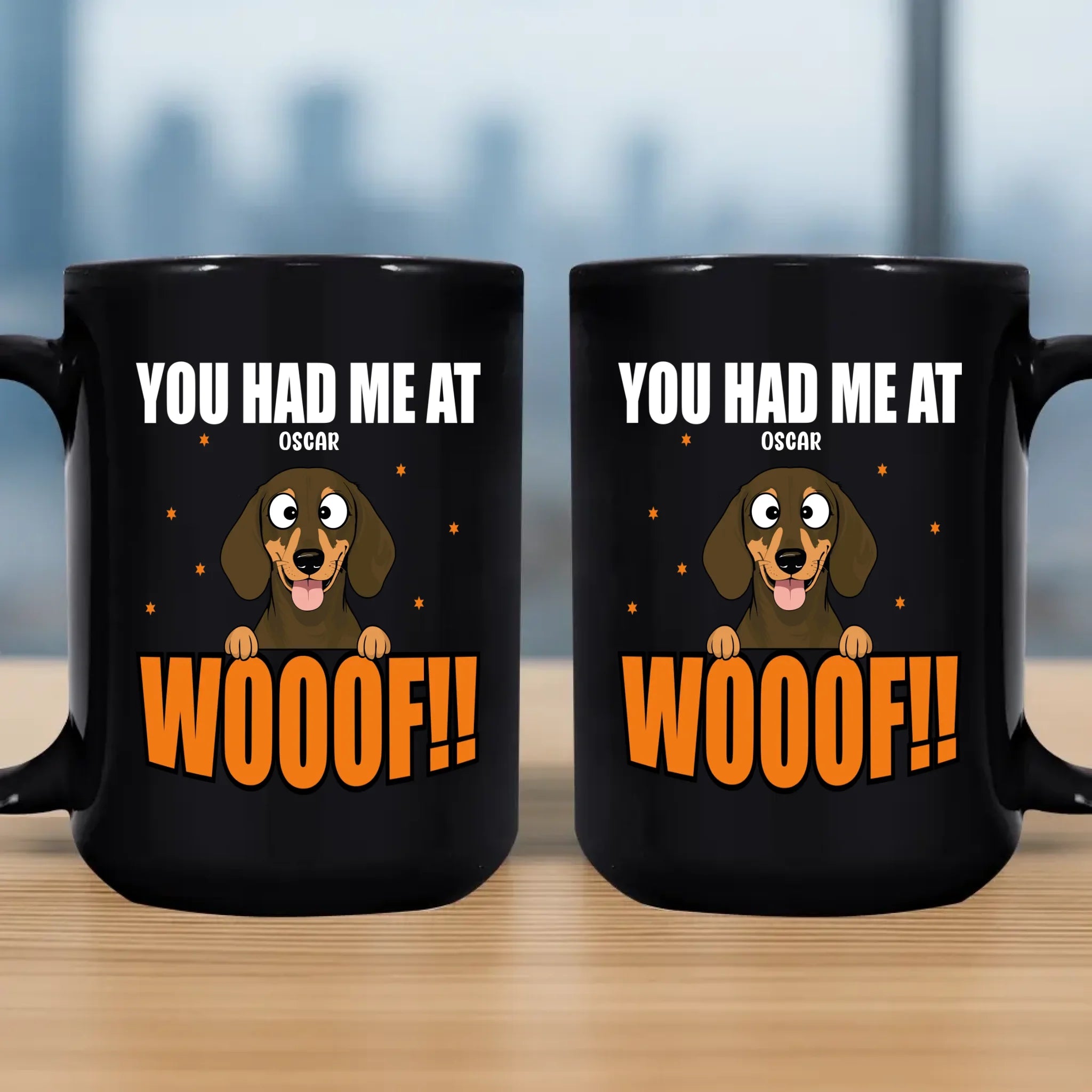 You Had Me At Wooof Mug - Personalized Gifts From The Dog - 89Prints