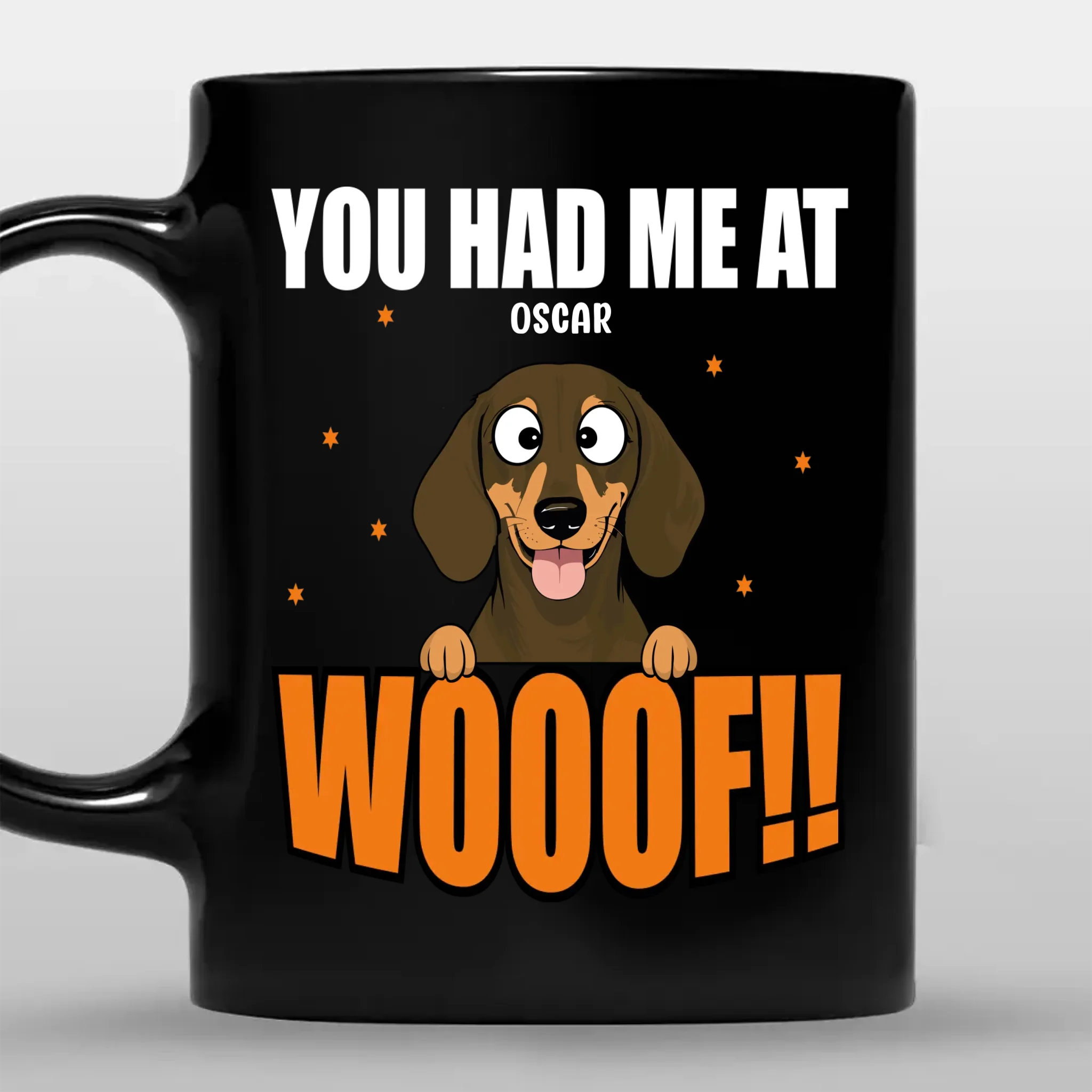 You Had Me At Wooof Mug - Personalized Gifts From The Dog - 89Prints