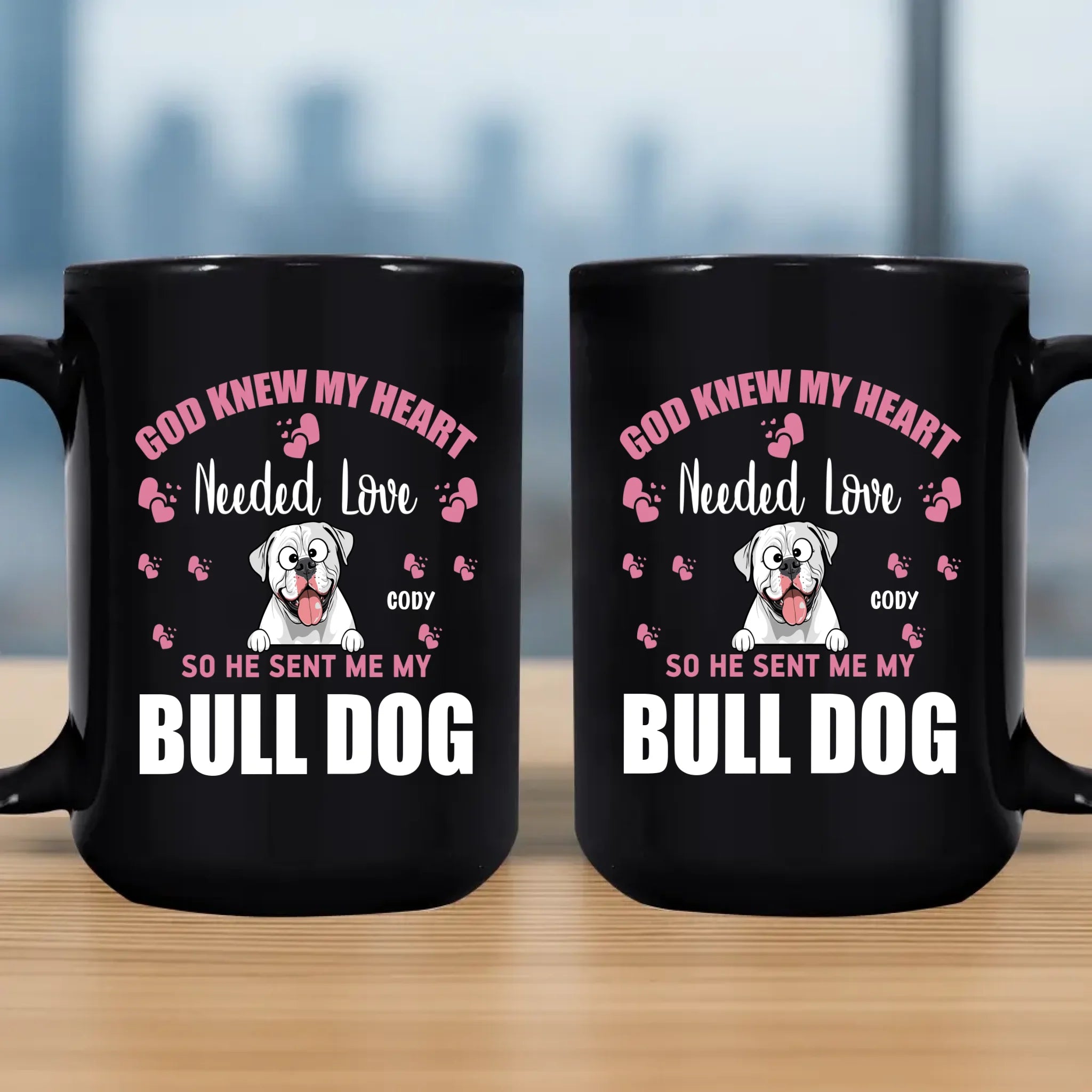 God Knew My Heart Needed Love - Unique Mug For Dog Parents - 89Prints