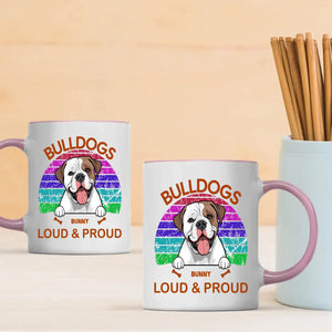 Bulldogs Loud & Proud Mug - Tailored Dog-Themed Gift - 89Prints