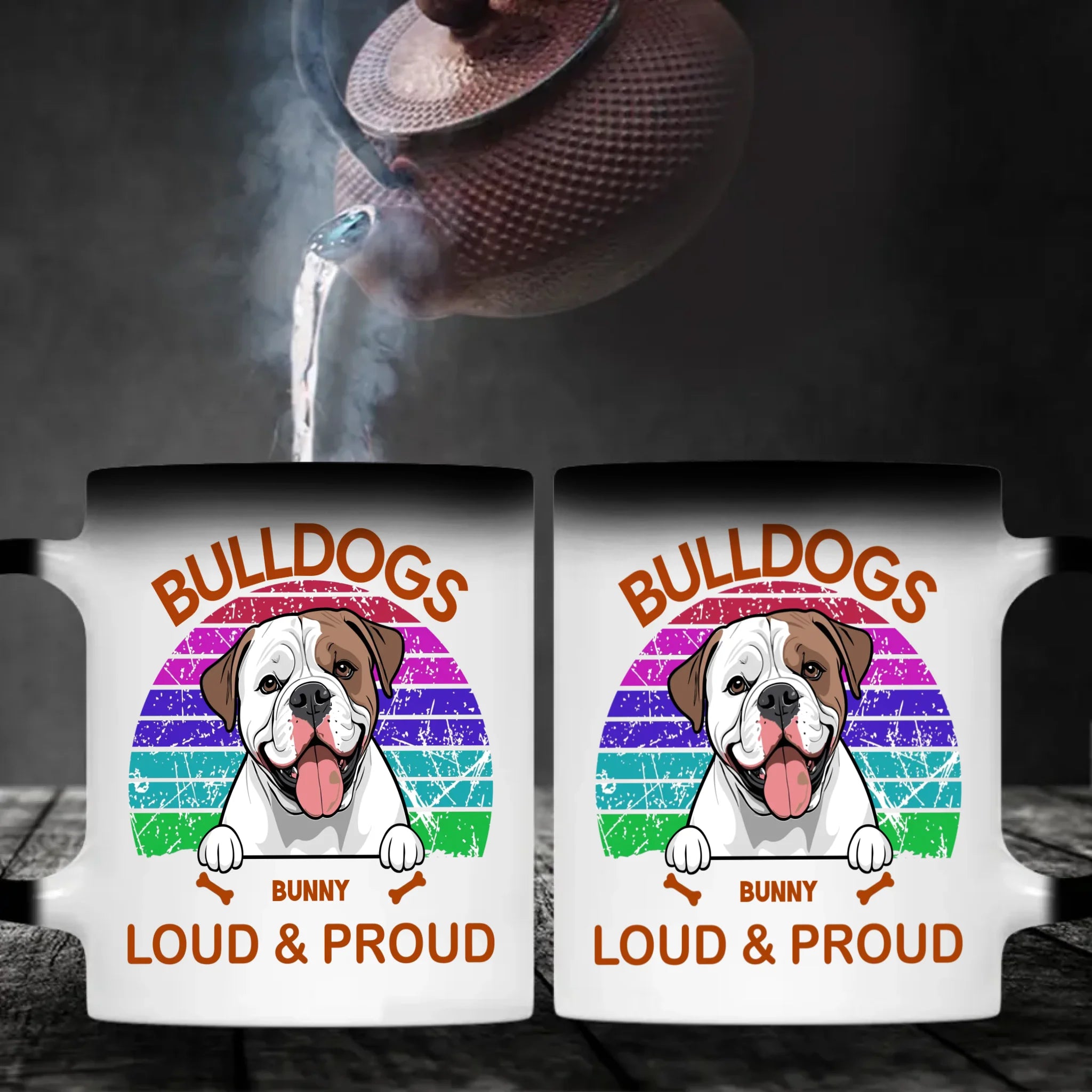 Bulldogs Loud & Proud Mug - Tailored Dog-Themed Gift - 89Prints