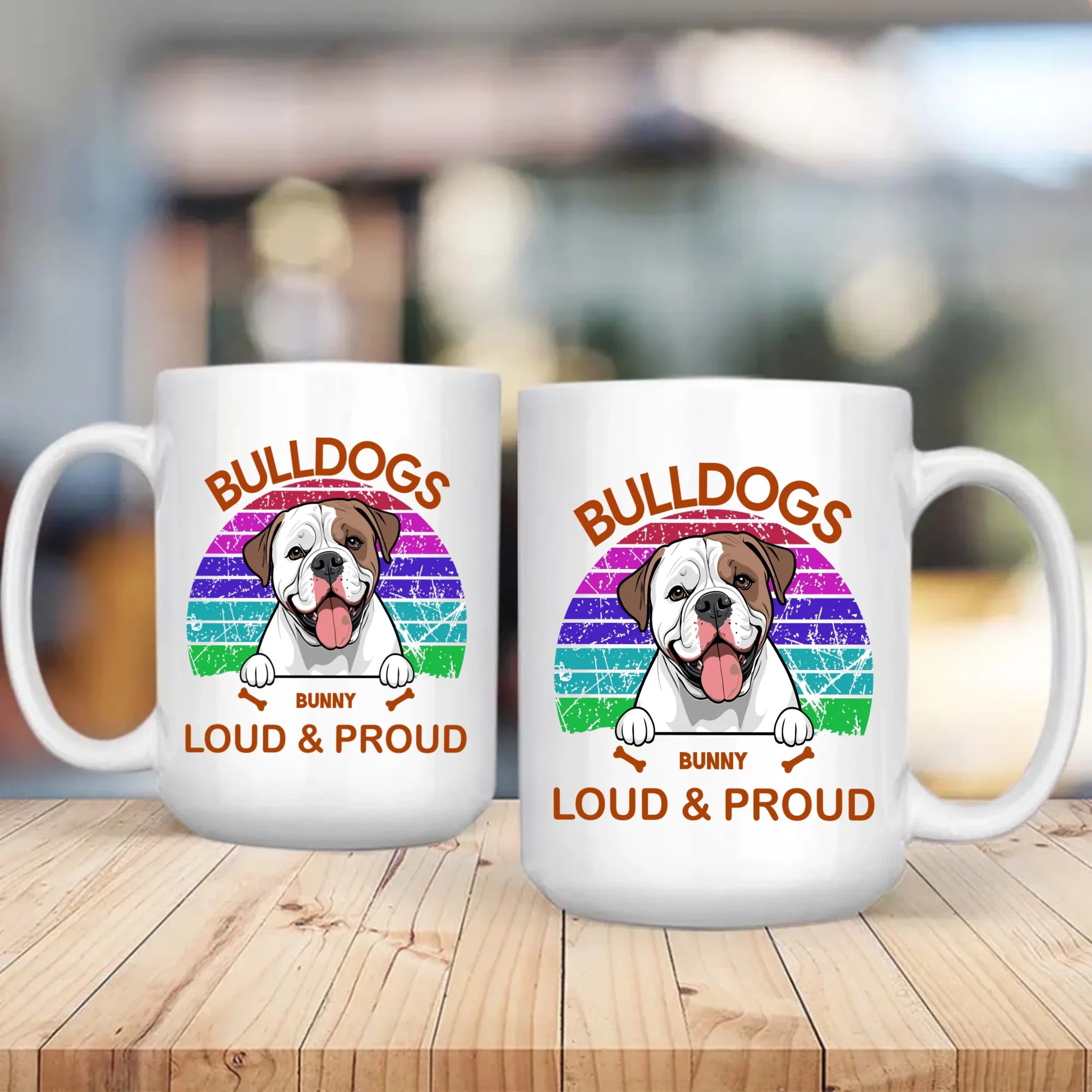 Bulldogs Loud & Proud Mug - Tailored Dog-Themed Gift - 89Prints