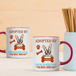 Adopted By French Bulldog Mug - One-of-a-kind Presents For Dog Lovers - 89Prints
