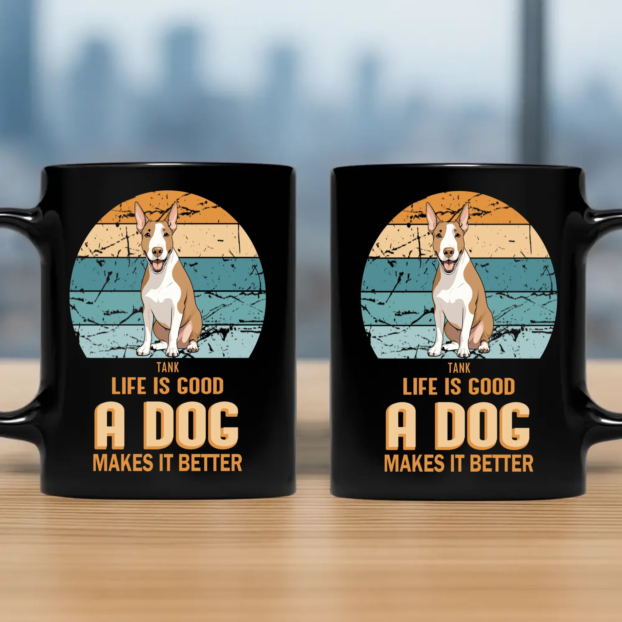 Life Is Good, A Dog Makes It Better Mug - Memorable Unique Dog Gift - 89Prints