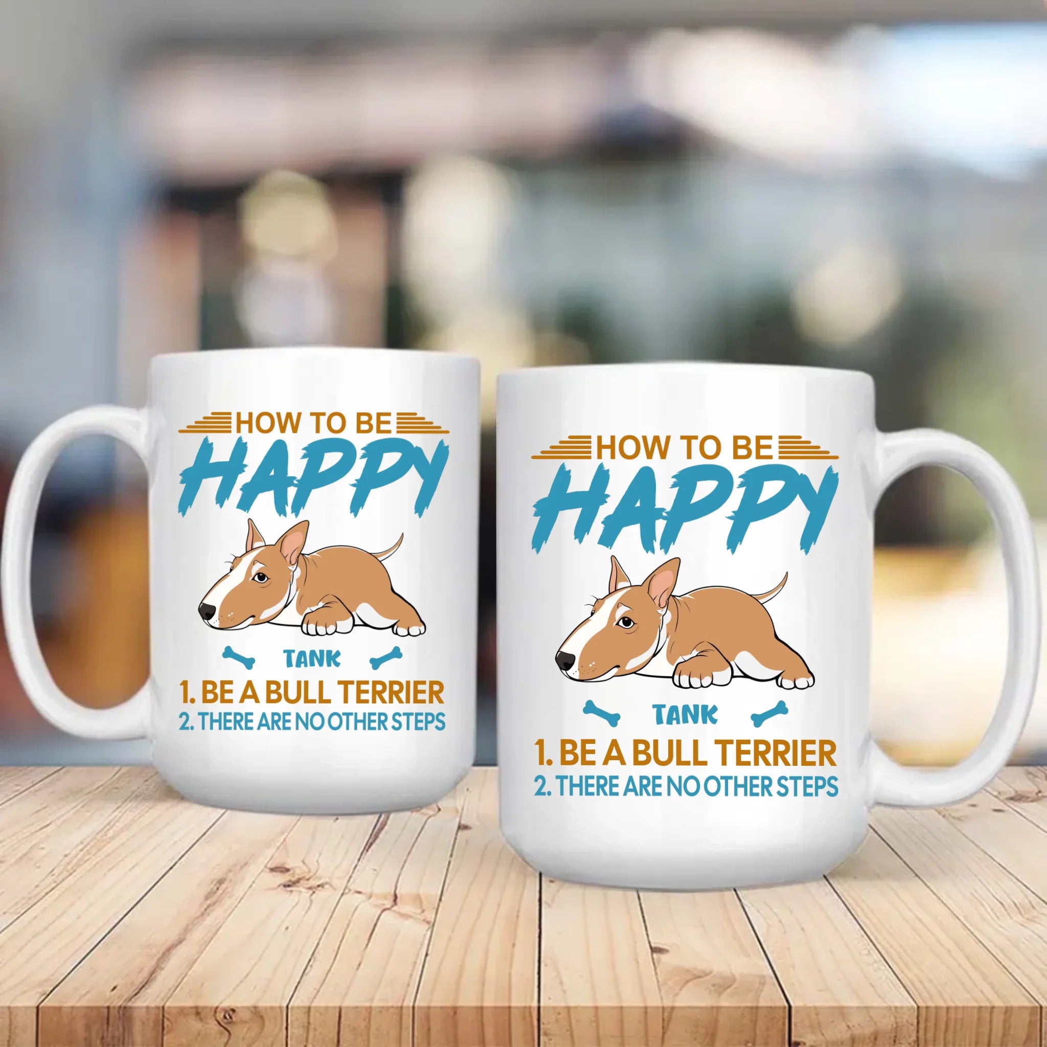 How To Be Happy Mug - Individualized Perfect Gift For Dog Owners - 89Prints