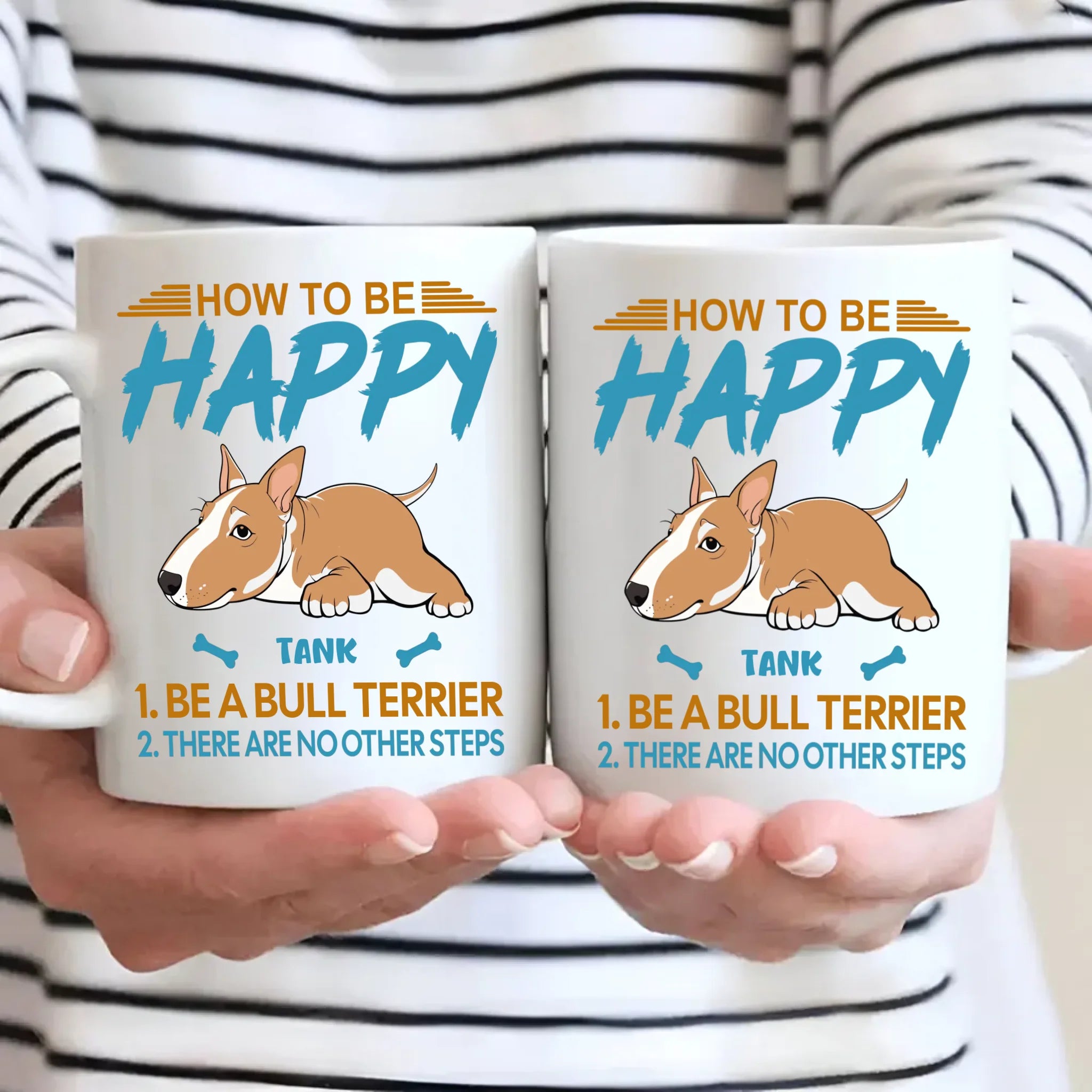 How To Be Happy Mug - Individualized Perfect Gift For Dog Owners - 89Prints
