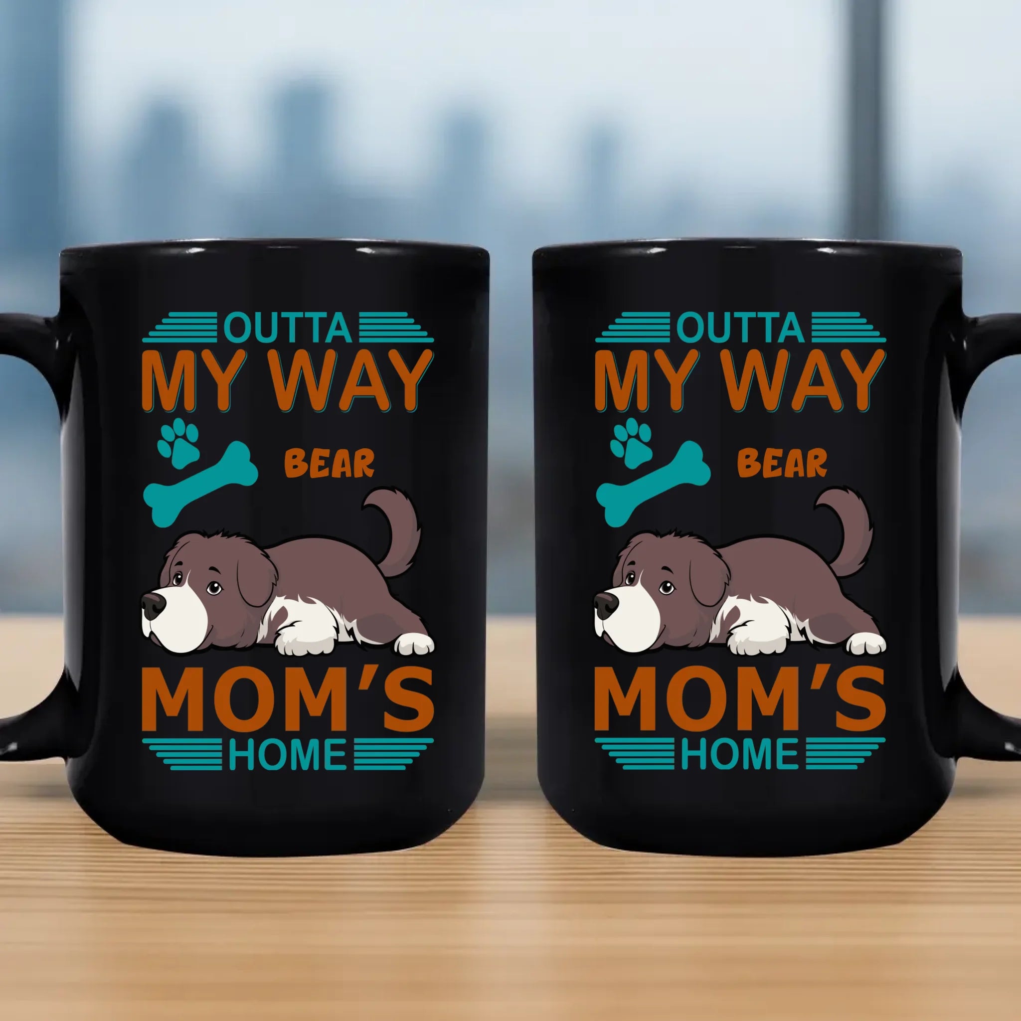 Outta My Way, Mom's Home Mug - Signature Custom Gift For Dog Lovers - 89Prints
