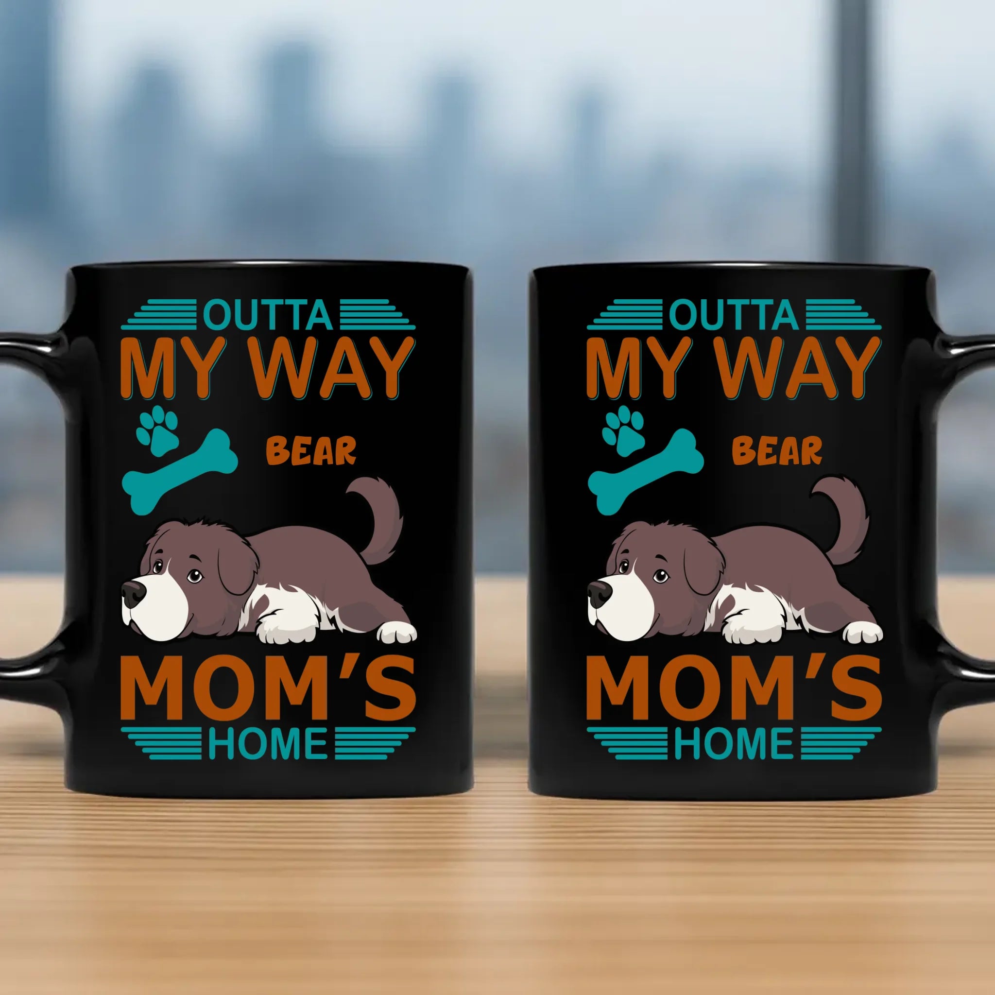 Outta My Way, Mom's Home Mug - Signature Custom Gift For Dog Lovers - 89Prints