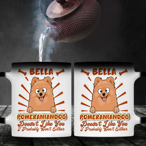 Funny Dog Clipart Mug - Pomeraniandog Doesn't Like You, I Probably Won't Either - 89Prints